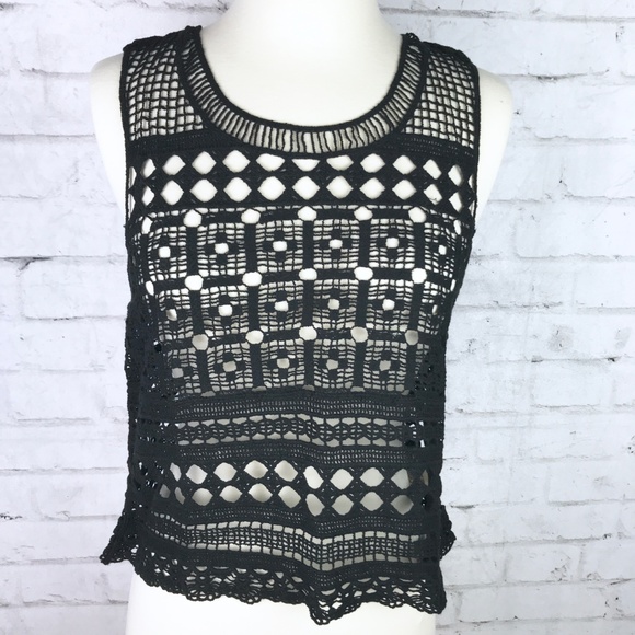 Love Riche Tops - NWT Love Riche Crochet tank